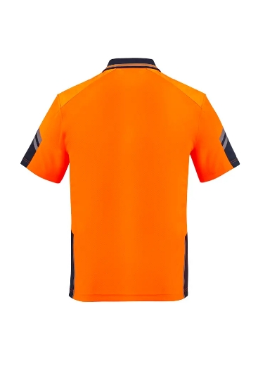 Picture of Syzmik, Mens Reinforced Hi Vis Squad S/S Polo